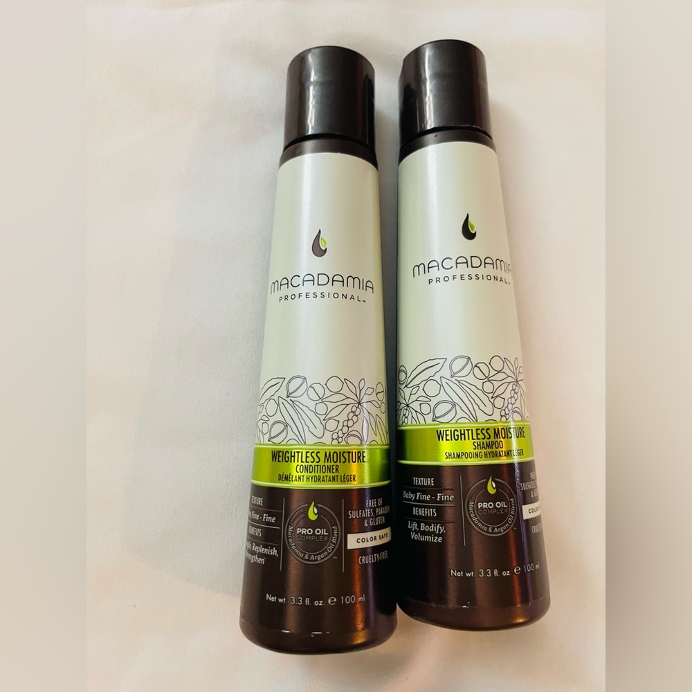 Lot 2 Macadamia Professional Weighless Moisture Conditioners